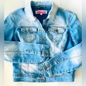 JEAN JACKET SIZE SMALL—WASHED OUT LOOK-EXCELLENT CONDITION—DOLLHOUSE—ADORABLE 🌸